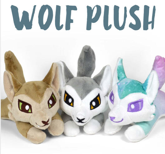 Wolf plush
